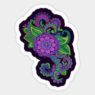 Decorative Floral Art Sticker